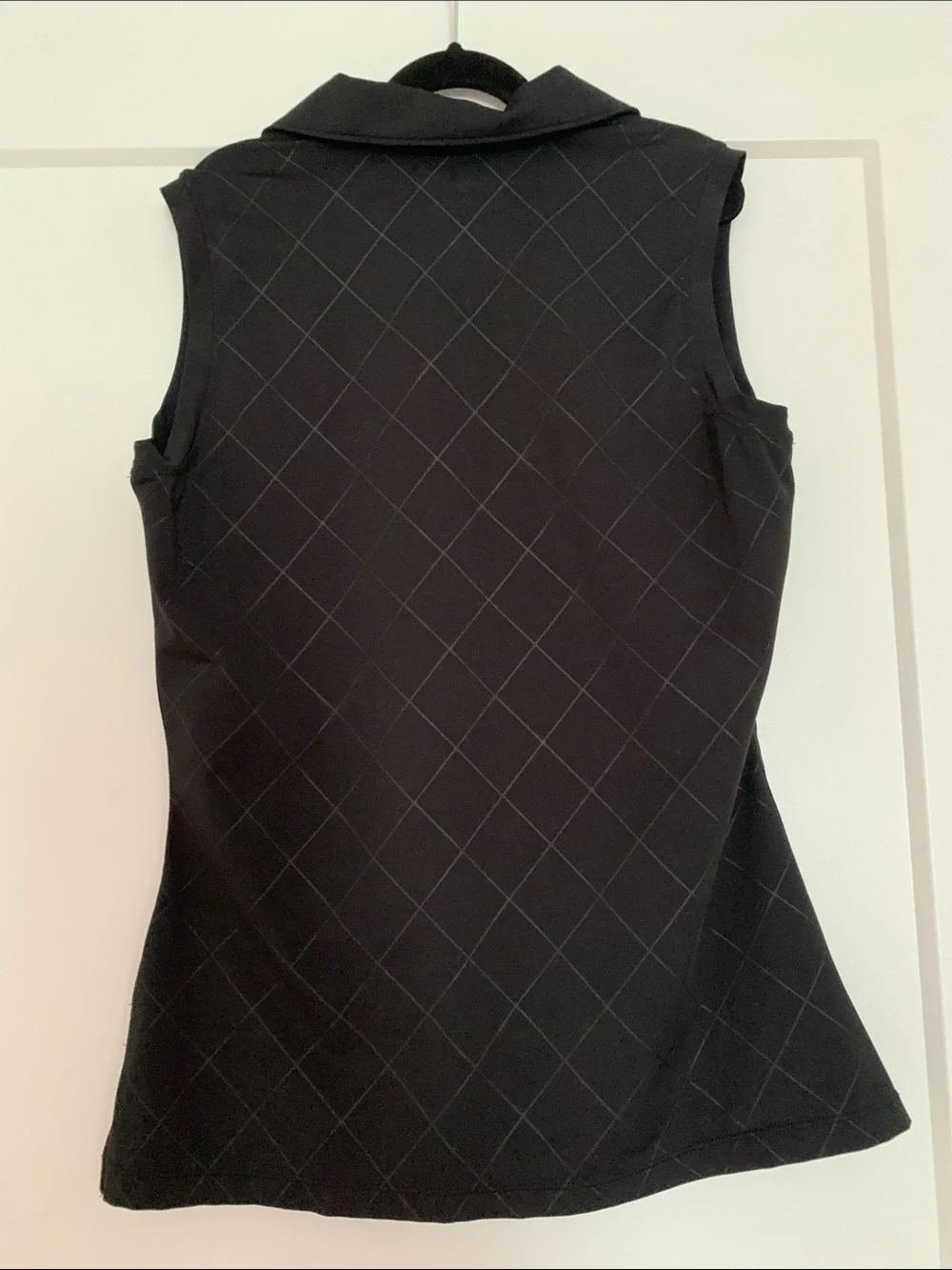 Nike Black Dri-FIT Sleeveless Golf Polo Tank